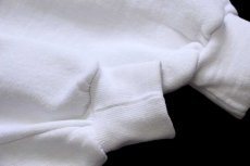 画像6: 90s USA製 RUSSELLラッセル 無地 前V スウェット 白 XL★ブランク (6)