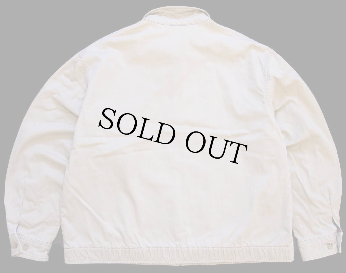 画像2: 90s ポロ ラルフローレン ワンポイント チンスト付き タータンチェックライナー コットンジャケット ベージュ M (2)