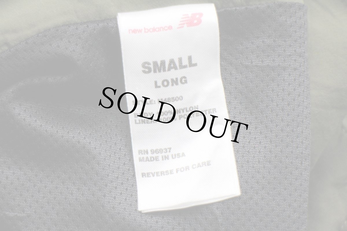 画像5: 00s USA製 米軍 U.S.MARINES new balanceニューバランス RUNNING SUIT ナイロンジャケット オリーブ S-L (5)