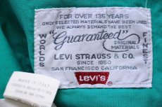 画像4: 90s イタリア製 Levi'sリーバイス ロゴ刺繍 ハリントンジャケット ライトベージュ M★ユーロ (4)