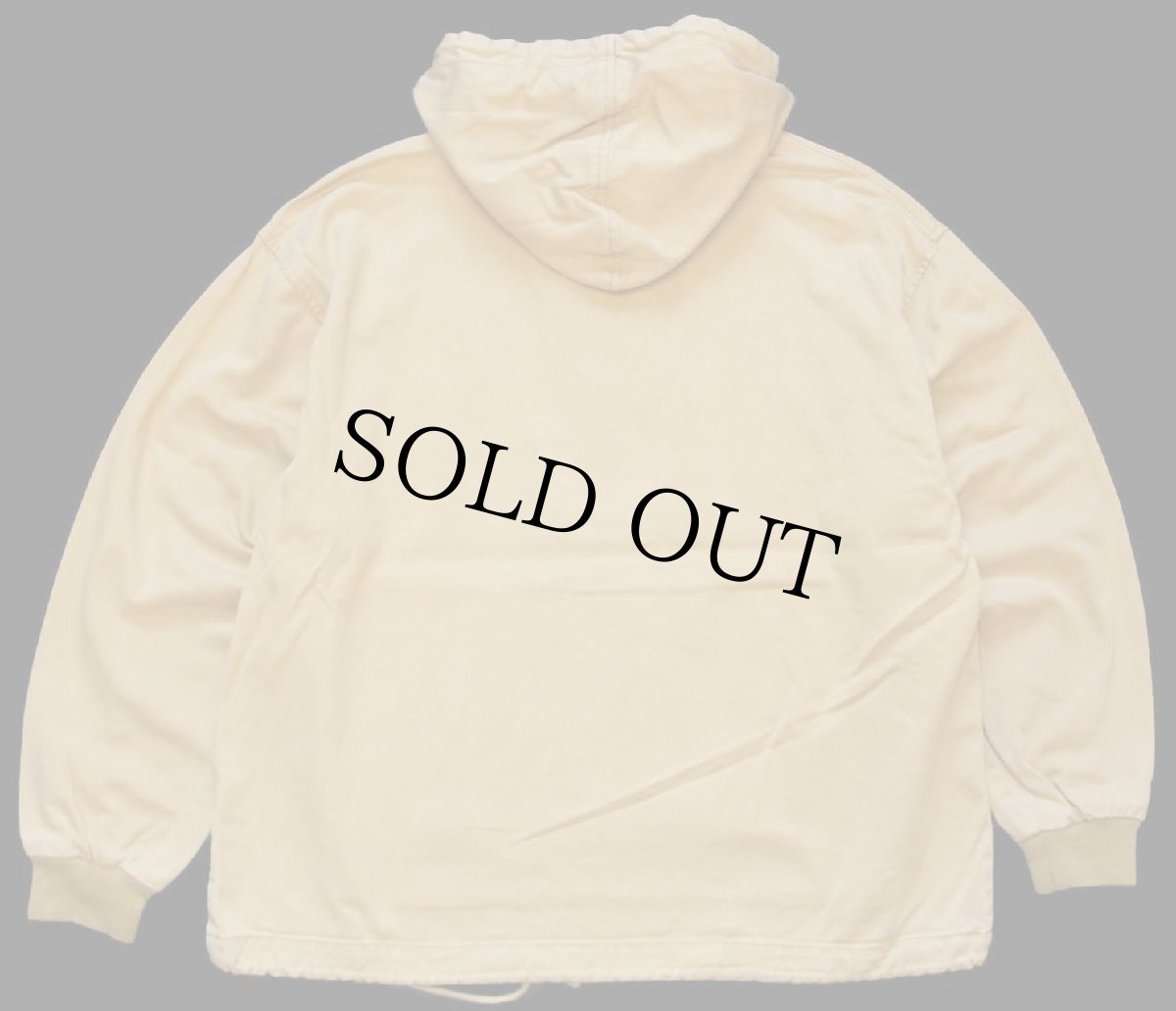 画像2: 90s Levi'sリーバイス ハーフジップ プルオーバー コットンツイル パーカー 薄黄 S/M★アノラック ユーロ (2)