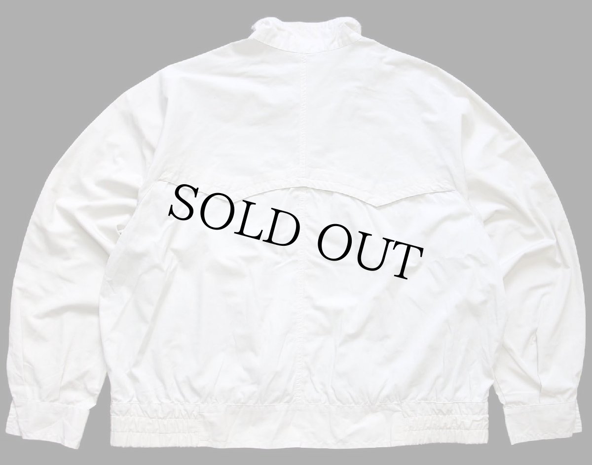 画像2: 90s イタリア製 Levi'sリーバイス ロゴ刺繍 ハリントンジャケット ライトベージュ M★ユーロ (2)