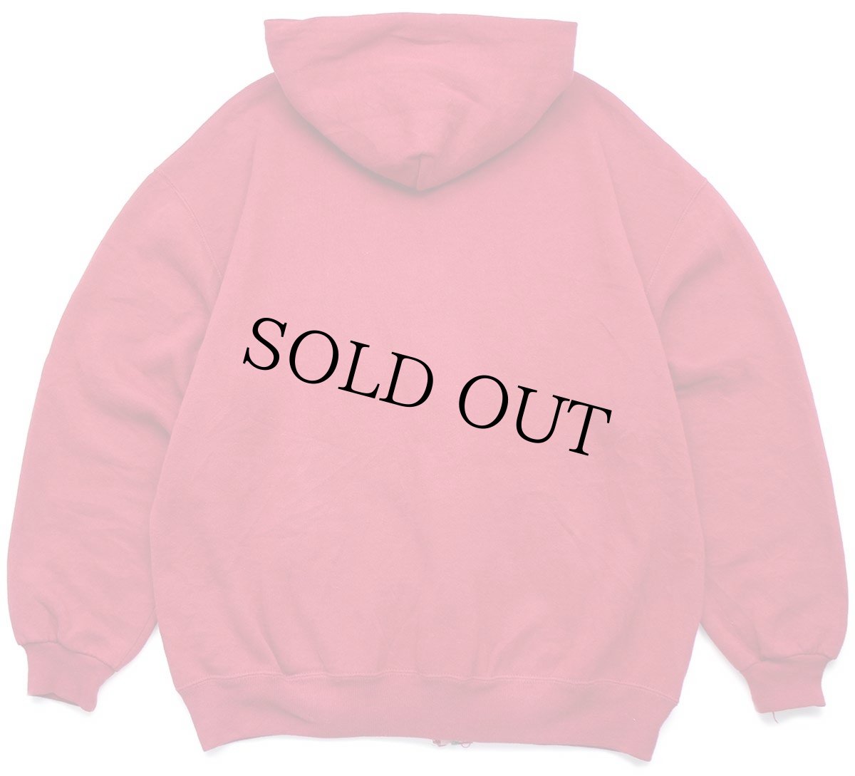 画像2: 90s USA製 RUSSELLラッセル 無地 スウェット ジップパーカー 濃赤 XL (2)