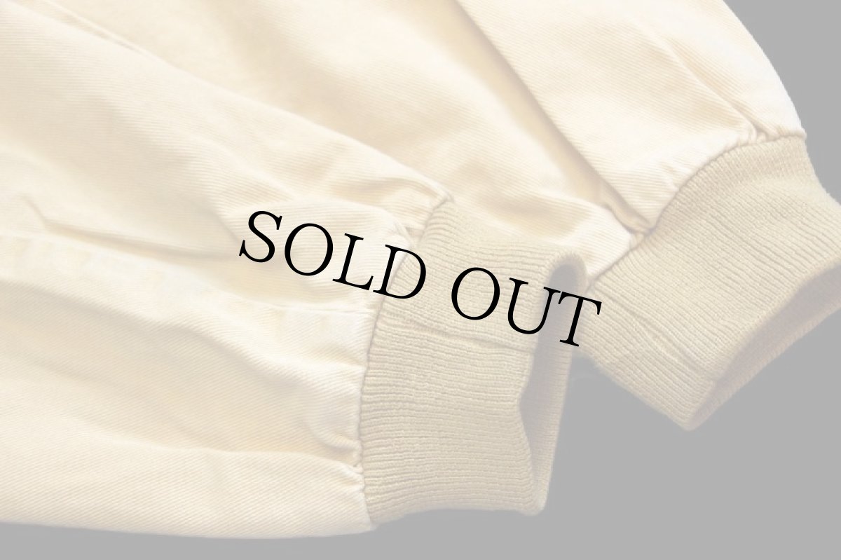 画像6: 90s Levi'sリーバイス ハーフジップ プルオーバー コットンツイル パーカー 薄黄 S/M★アノラック ユーロ (6)