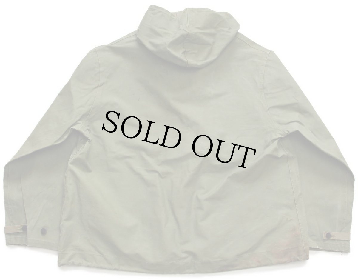 画像2: 40s 米軍 U.S.NAVY N-2 デッキ レインパーカー オリーブドラブ (2)