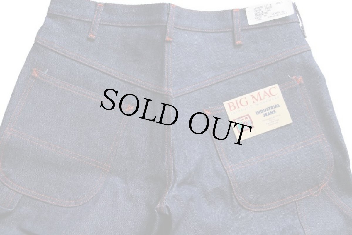 画像5: デッドストック★90s メキシコ製 BIGMACビッグマック デニム ペインターパンツ w34 L30★A (5)