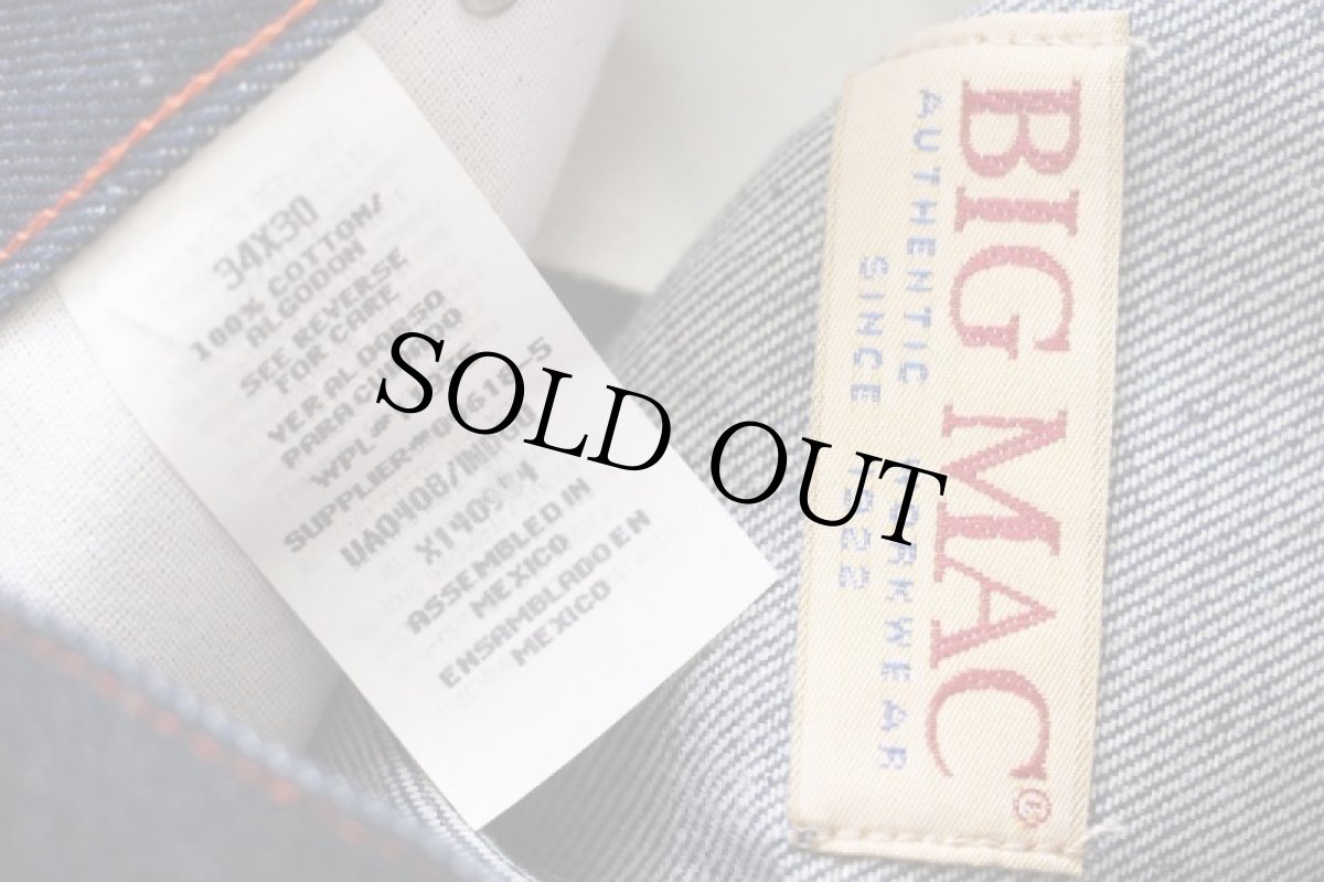 画像6: デッドストック★90s メキシコ製 BIGMACビッグマック デニム ペインターパンツ w34 L30★B (6)