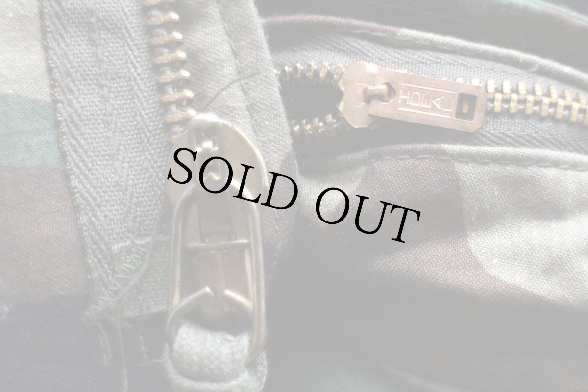 画像5: 80s 米軍 U.S.ARMY パッチ付き ウッドランドカモ M-65 フィールドジャケット S-R★14 (5)