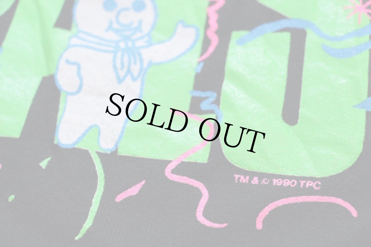 画像5: 90s USA製 DOGHBOY PALS ドゥボーイ 蛍光プリント スウェット 黒 L (5)