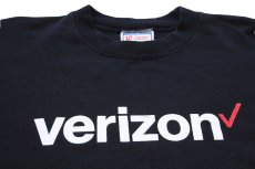 画像3: 90s Hanes verizon スウェット 黒 XL (3)