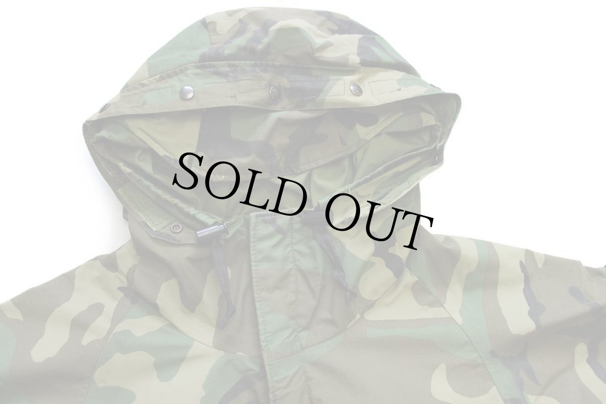 画像3: 90s 米軍 U.S.ARMY ECWCS GEN1 ウッドランドカモ GORE-TEXゴアテックスパーカー M-R★ALPHAアルファ (3)