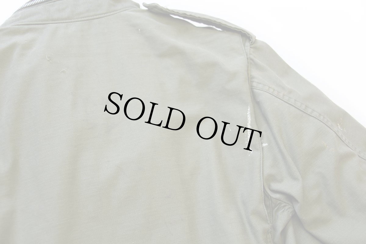 画像7: 60s 米軍 U.S.ARMY M-65 フィールドジャケット 2nd ペンキ飛び オリーブグリーン S-R★ALPHAアルファ (7)