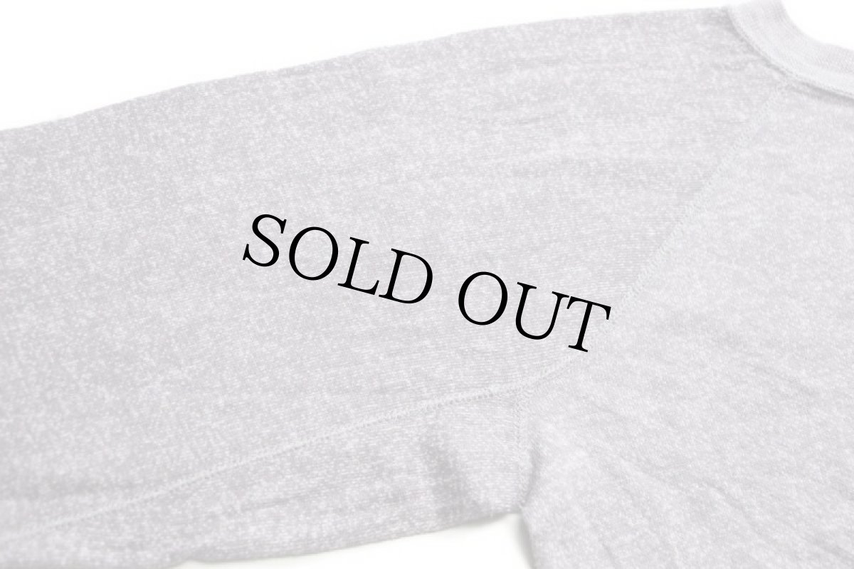 画像5: 70s USA製 UNKNOWN 無地 ツートン スウェット 杢グレー★ブランク (5)