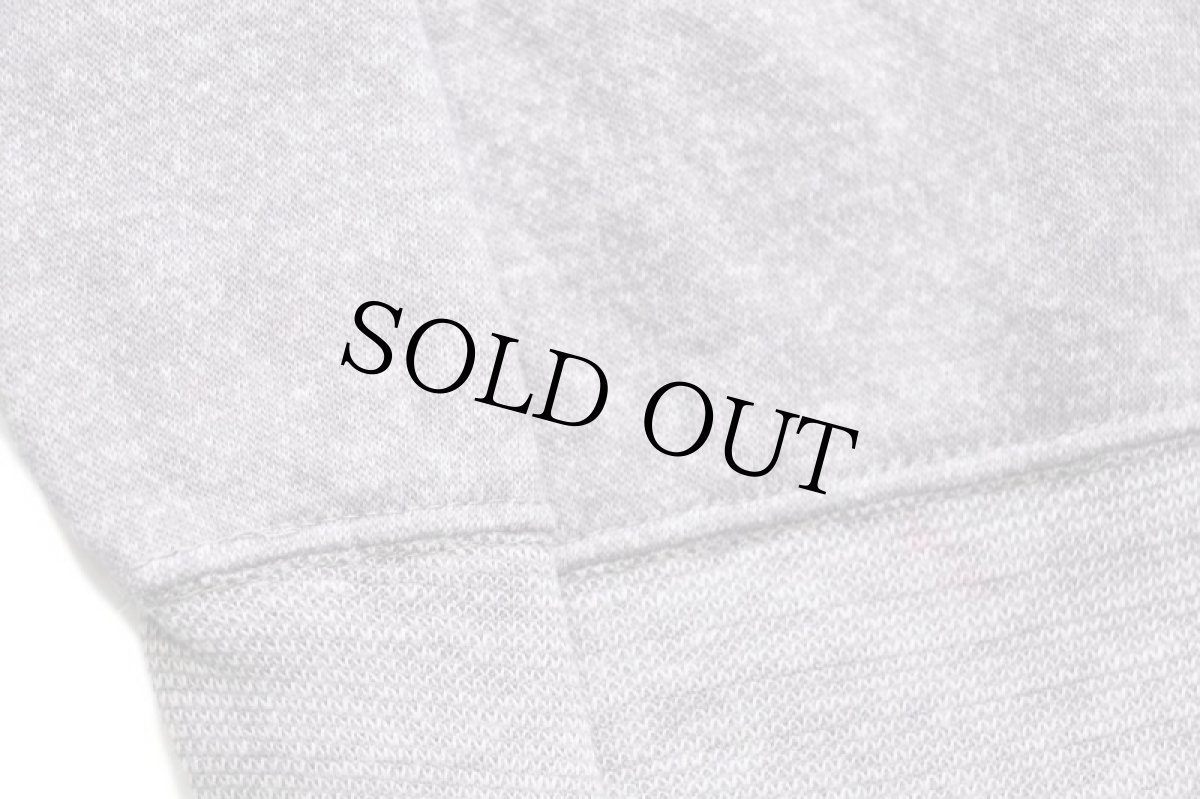 画像6: 70s USA製 UNKNOWN 無地 ツートン スウェット 杢グレー★ブランク (6)