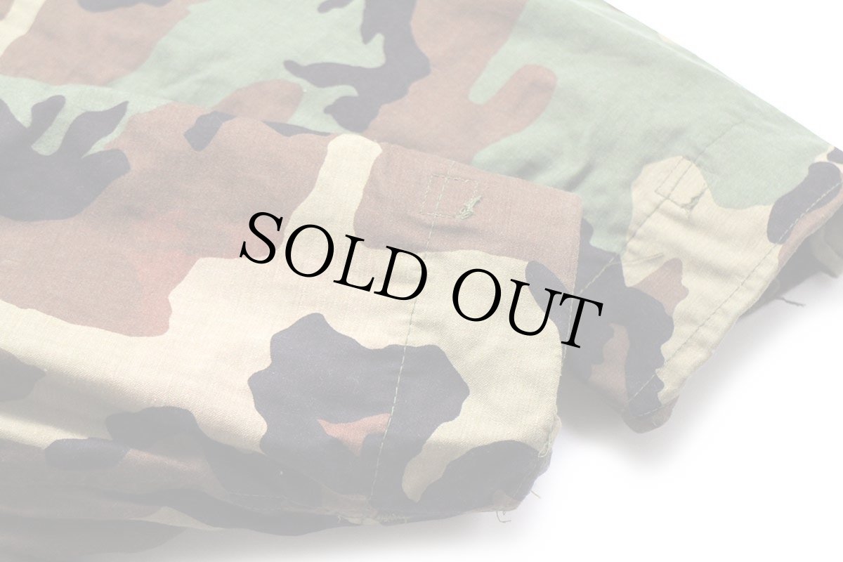 画像7: 80s 米軍 U.S.ARMY ウッドランドカモ M-65 フィールドジャケット M-R★10 ALPHAアルファ (7)