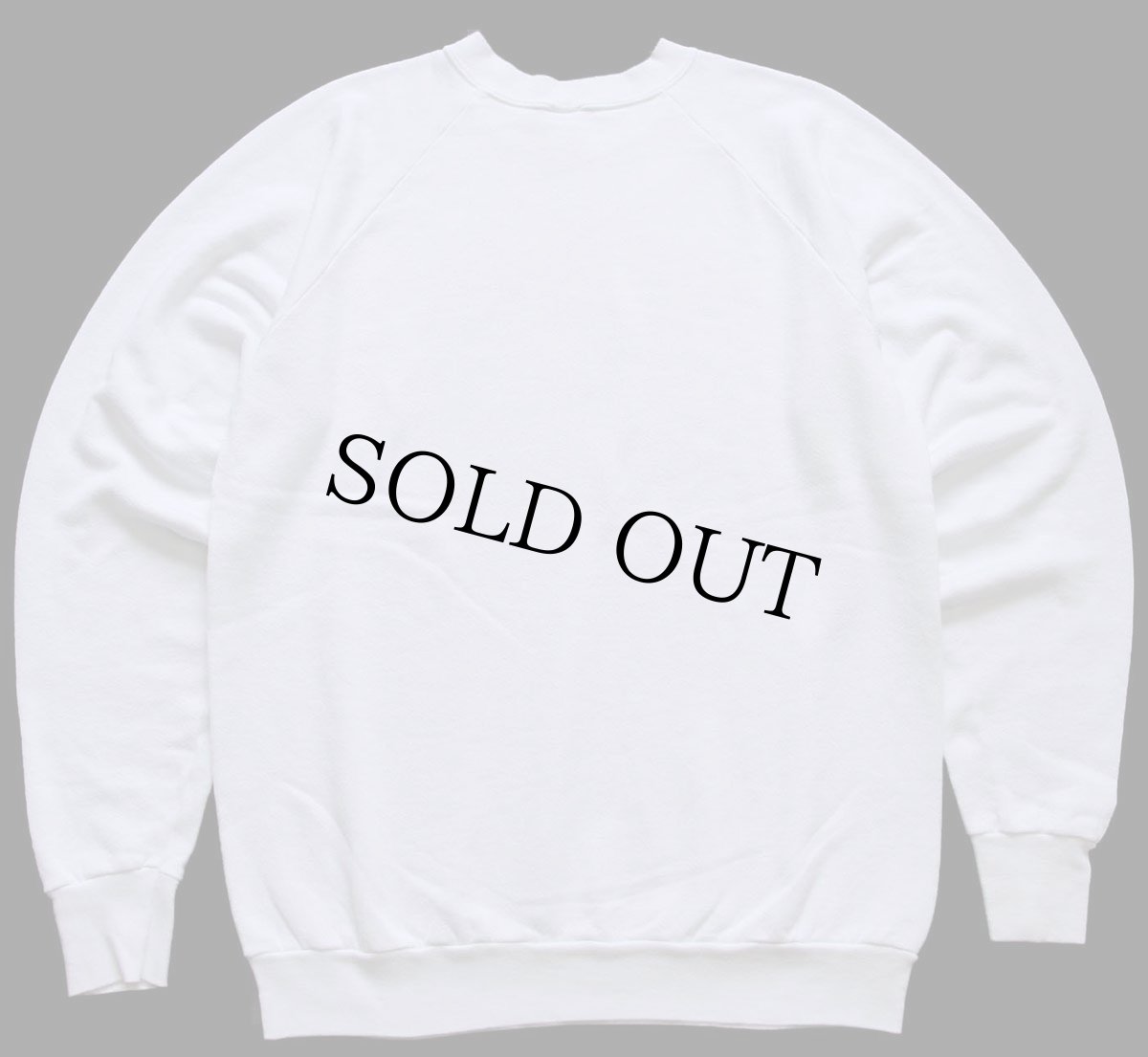 画像2: 90s USA製 SCREEN STARS 無地 スウェット 白 XL★ブランク (2)