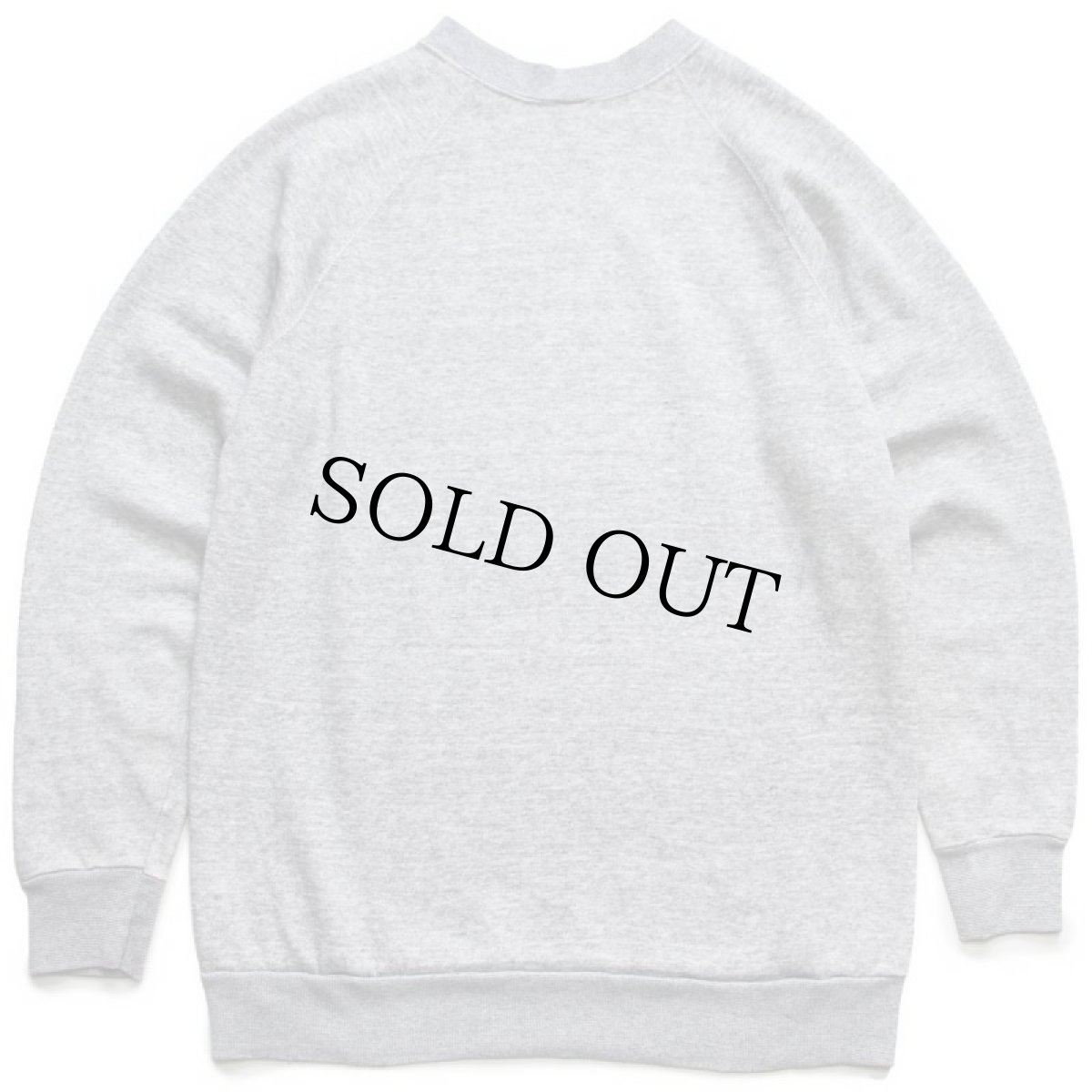 画像2: 80s USA製 Tultex 無地 スウェット 杢グレー XL★ブランク (2)