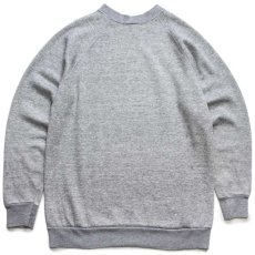 画像2: 80s USA製 Tultex 無地 スウェット 杢グレー XL★ブランク (2)