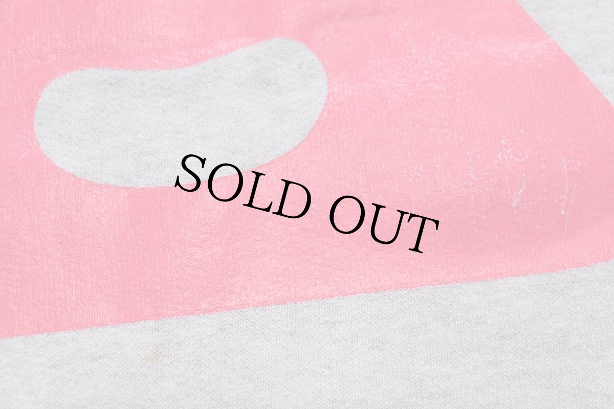 画像5: 00s LAZY OAFレイジーオーフ 蛍光プリント スウェット 杢グレー M (5)