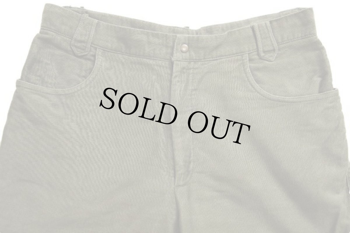 画像4: 90s イタリア製 Gco-bel コットンツイルパンツ オリーブ 52 (4)