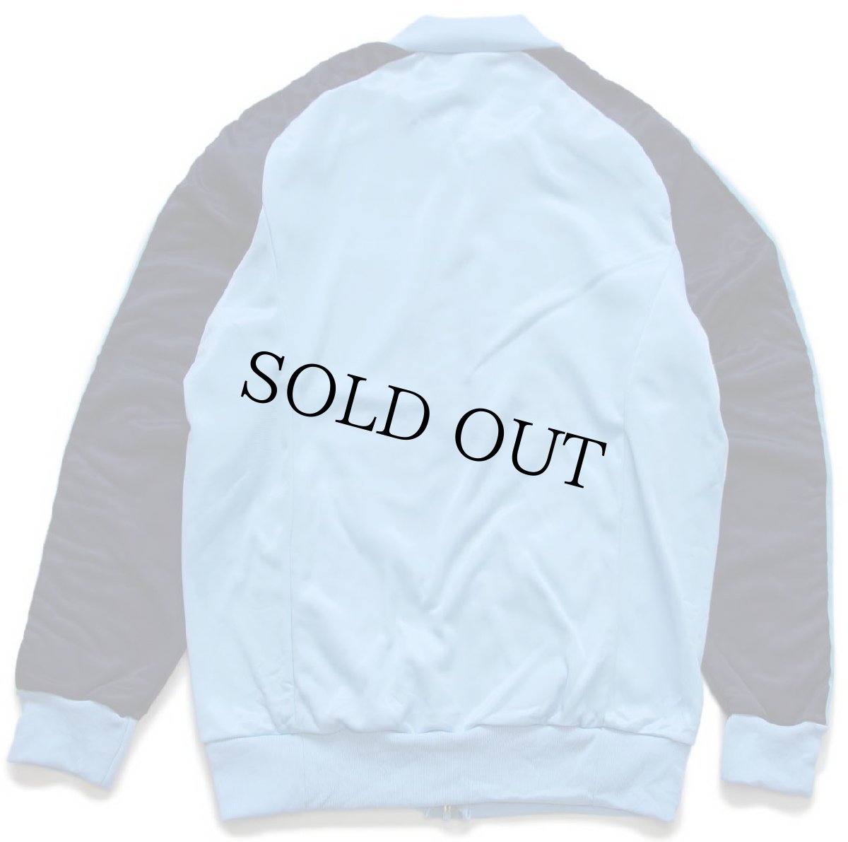 画像2: 70s adidasアディダス VENTEX ATP トレフォイル ロゴ刺繍 トラックジャケット 水色×紺 M★ジャージ (2)