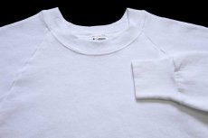 画像3: 80s USA製 FRUIT OF THE LOOM 無地 スウェット 白 S★ブランク (3)