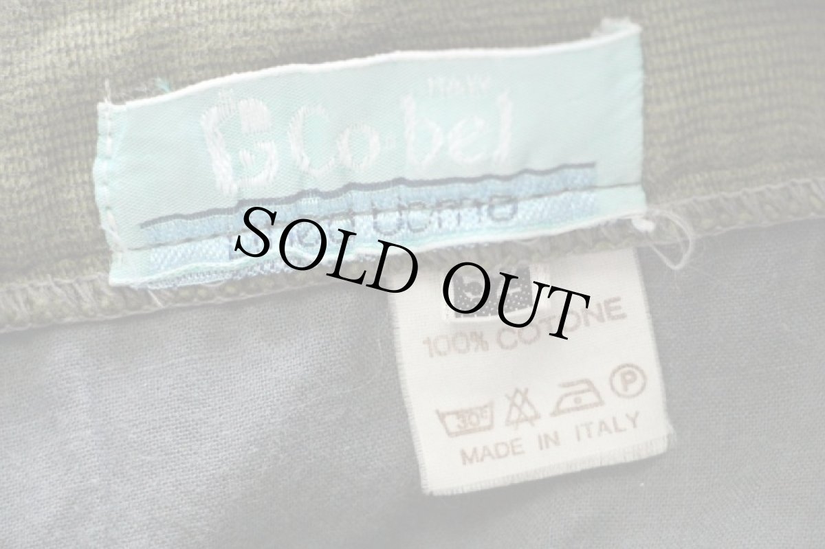 画像6: 90s イタリア製 Gco-bel コットンツイルパンツ オリーブ 52 (6)