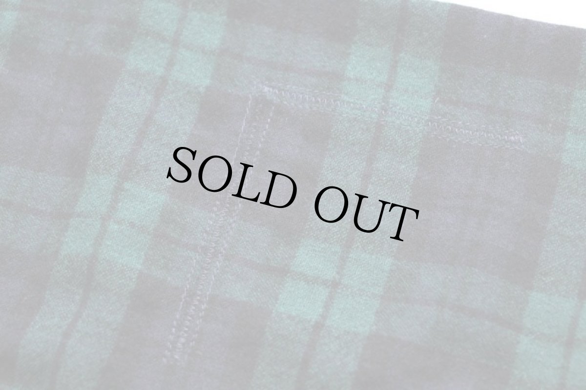 画像7: 70s USA製 PENDLETONペンドルトン ブラックウォッチ タータンチェック ボタンダウン ウールシャツ XL (7)