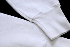 画像5: 80s USA製 FRUIT OF THE LOOM 無地 スウェット 白 S★ブランク (5)
