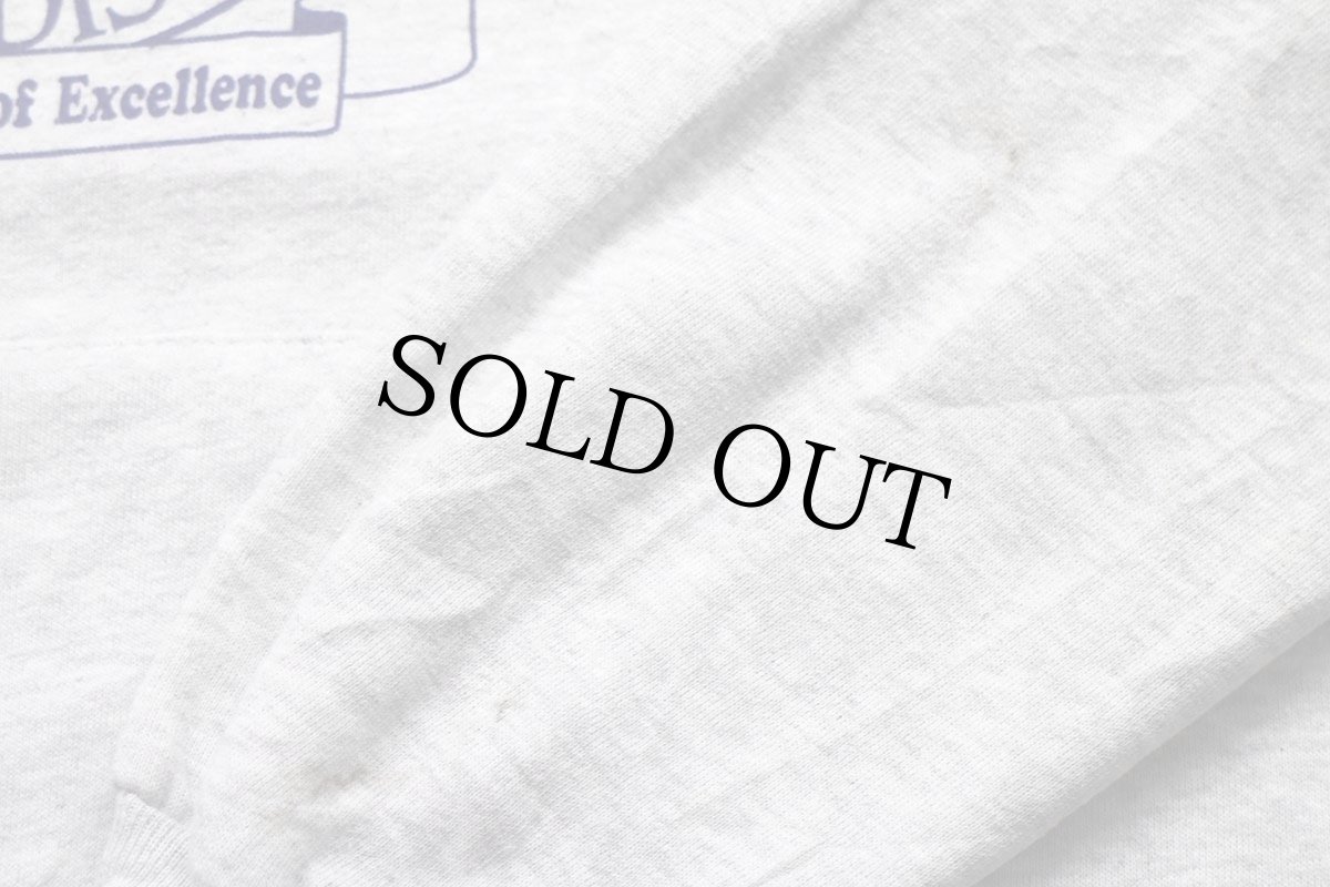 画像5: 90s USA製 HAMPTON TOWNSHIP SCHOOL DISTRICT スウェットパーカー 杢ライトグレー L (5)