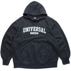 画像1: UNIVERSAL STUDIOS ユニバーサルスタジオ スウェットパーカー 黒 XL (1)