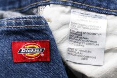 画像6: 00s メキシコ製 Dickiesディッキーズ デニム ペインターパンツ w34 L32 (6)