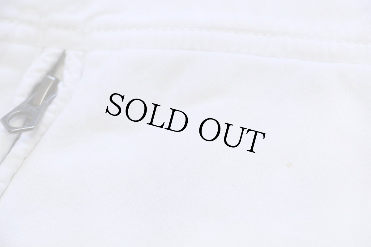 画像7: 00s ポロ ラルフローレン フェルトパッチ付き スウェット 切り替え ジャケット 白 L★ (7)