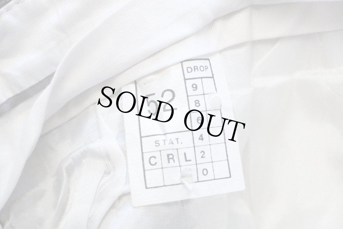 画像6: デッドストック★80s UNKNOWN チェック ツータック スラックス ツイード ウールパンツ 52 (6)