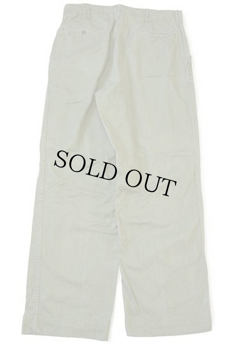 画像3: 60s BSA ボーイスカウト コットンツイル パンツ オリーブ w33 (3)