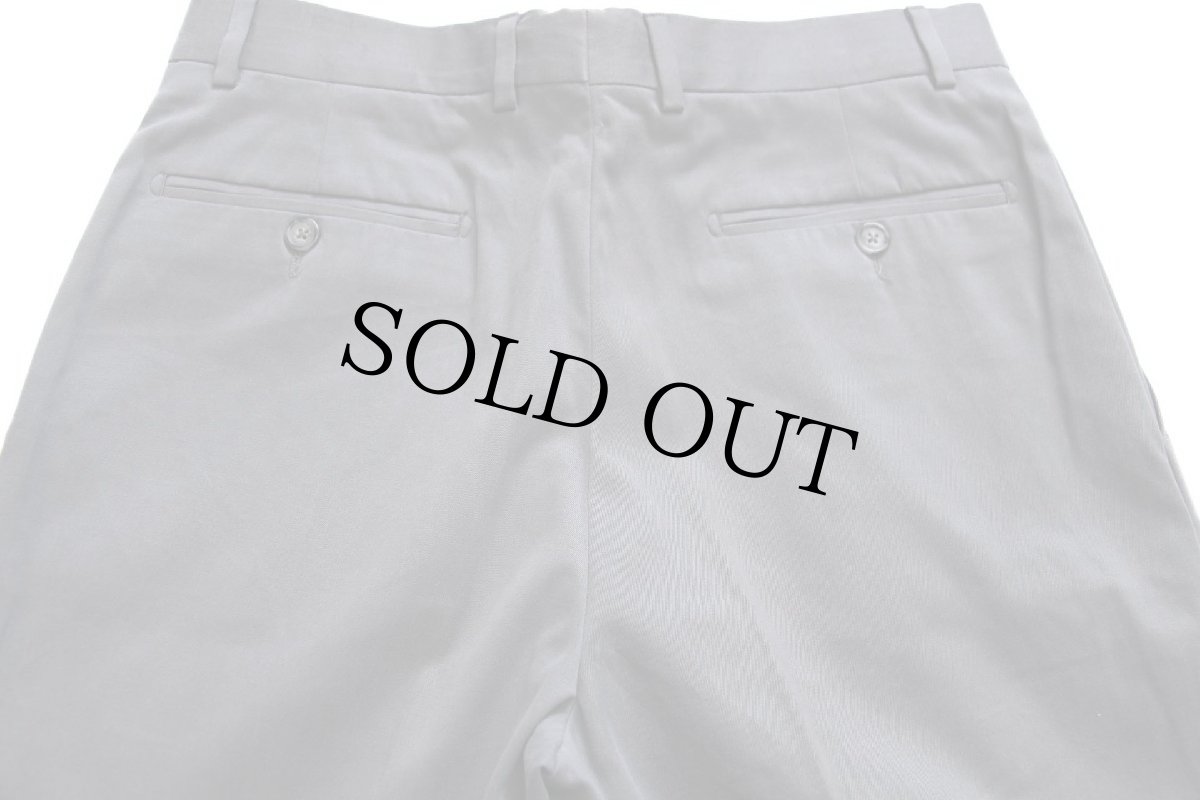 画像5: デッドストック★80s イタリア製 Roberto Rocca ツータック スラックス コットンパンツ グレー 48/32 (5)