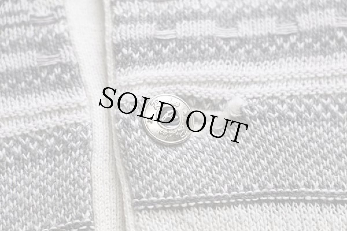 画像5: 90s イタリア製 Rodes ラグ柄 コットン×アクリルニット ポロシャツ★セーター (5)