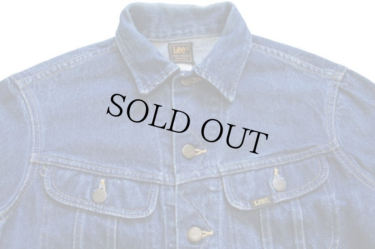 画像3: 80s USA製 Leeリー 220 デニムジャケット 4ポケット 36R (3)