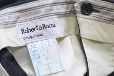 画像6: デッドストック★80s イタリア製 Roberto Rocca ツータック スラックス コットンパンツ グレー 48/32 (6)