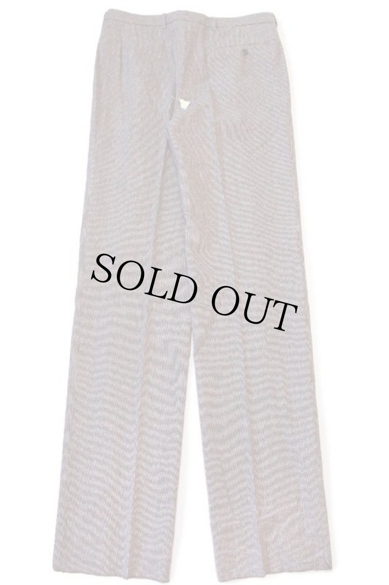 画像3: デッドストック★80s UNKNOWN チェック ツータック スラックス ツイード ウールパンツ 52 (3)