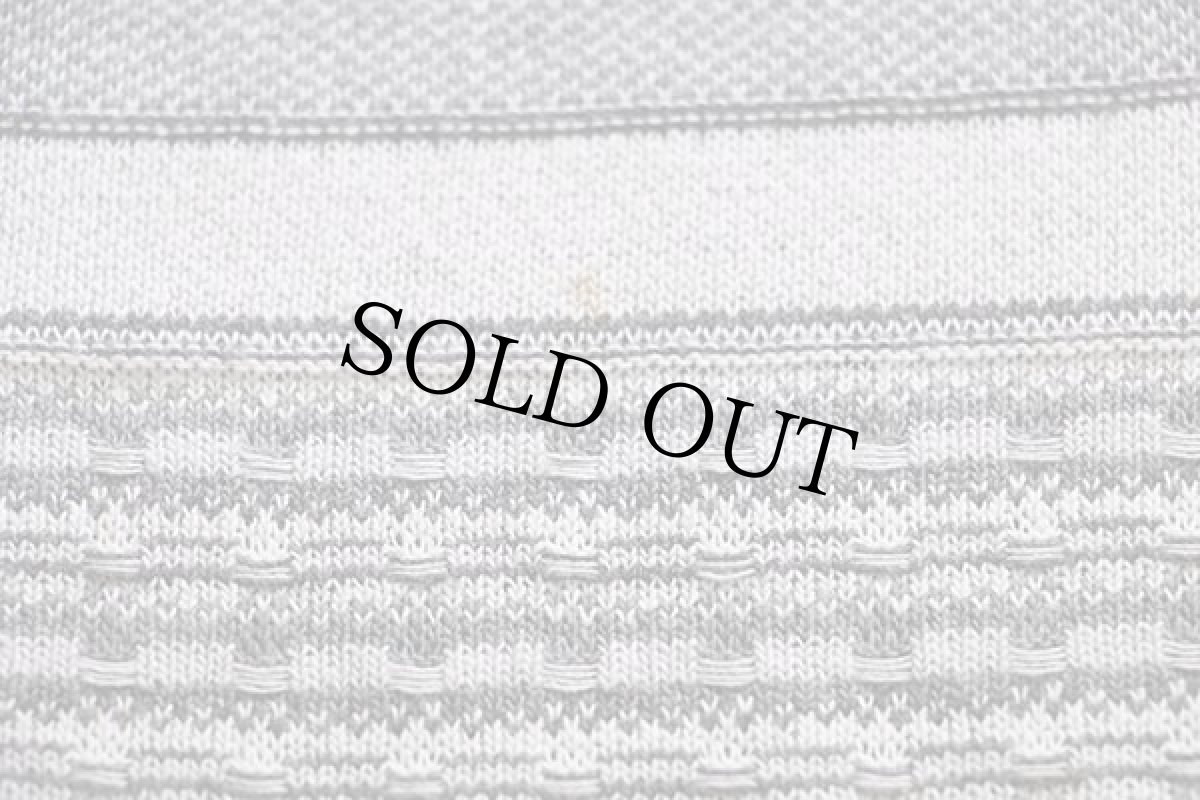 画像6: 90s イタリア製 Rodes ラグ柄 コットン×アクリルニット ポロシャツ★セーター (6)