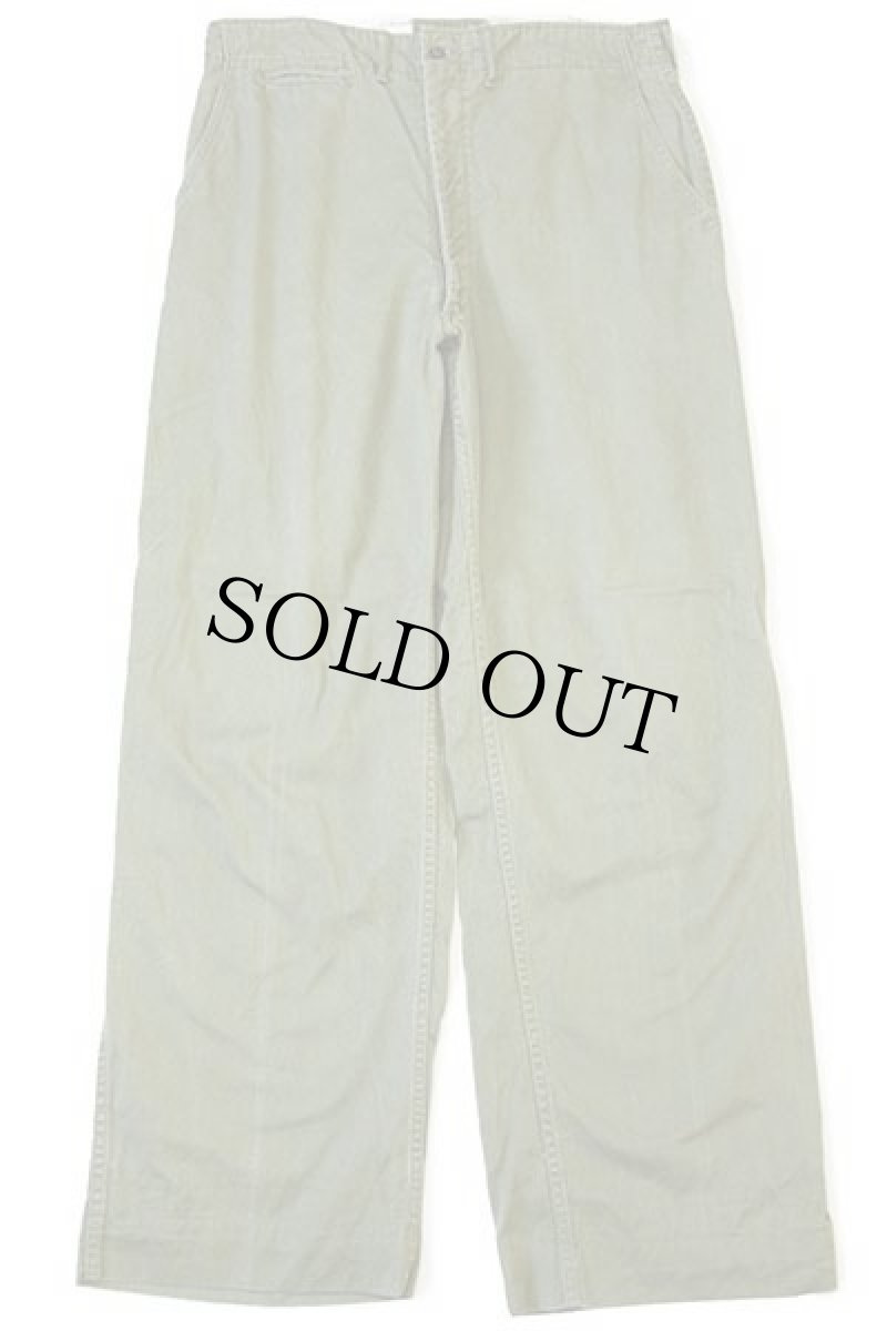 画像2: 60s BSA ボーイスカウト コットンツイル パンツ オリーブ w33 (2)