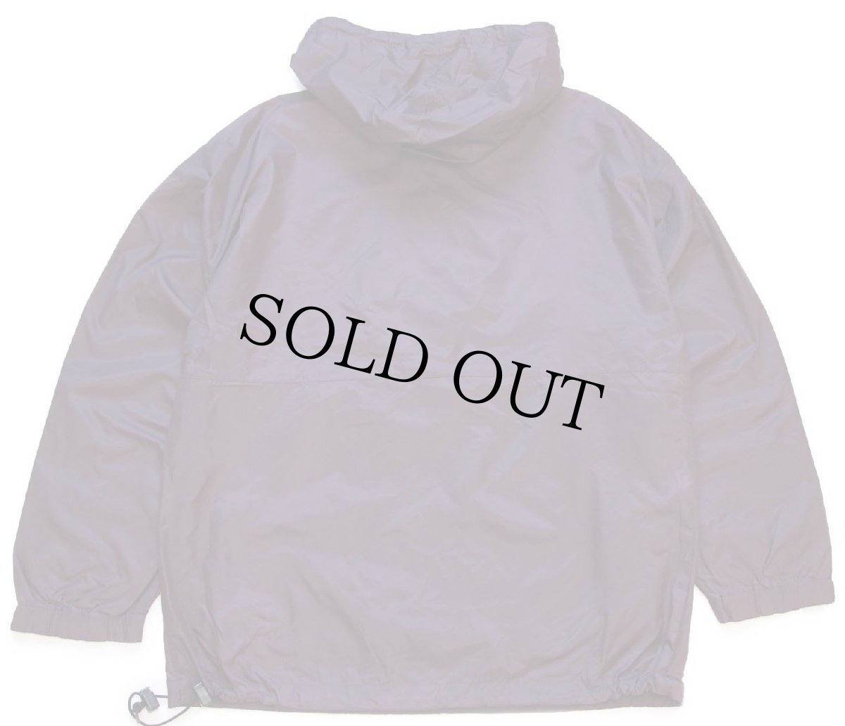 画像2: 90s J.CREW 無地 ナイロン アノラックパーカー 紫 (2)