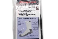 画像4: 未使用★USA製 Snap-onスナップオン ロゴ COTTON CREW SOCK ツートン 切り替え コットン ワーク ソックス 黒×杢ブラック L★靴下 (4)