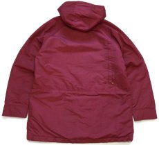 画像2: 80s USA製 L.L.Bean BAXTER STATE PARKA ウールライナー ナイロン マウンテンパーカー バーガンディ W-M (2)