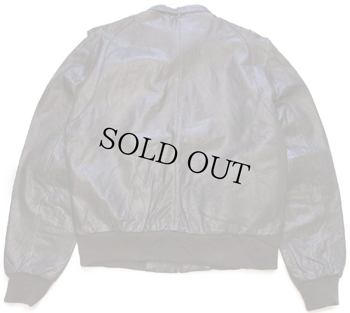 画像2: 80s MEMBERS ONLYメンバーズオンリー スタンドカラー シングルライダース レザージャケット 焦げ赤茶 42L (2)