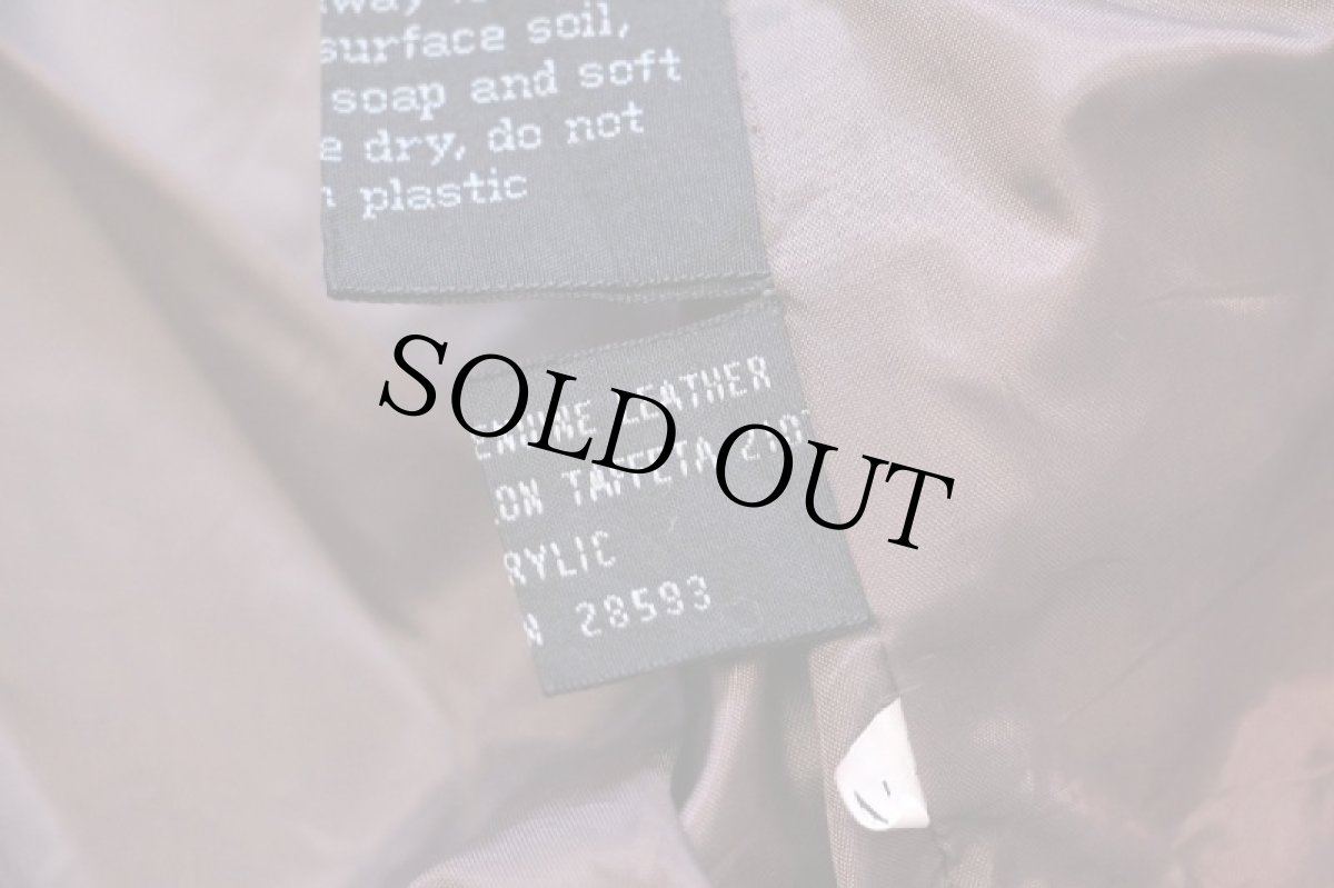 画像5: 80s MEMBERS ONLYメンバーズオンリー スタンドカラー シングルライダース レザージャケット 焦げ赤茶 42L (5)