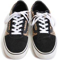 画像1: VANSバンズ OLD SKOOLオールドスクール レオパード柄 W9/25.5cm★スニーカー (1)