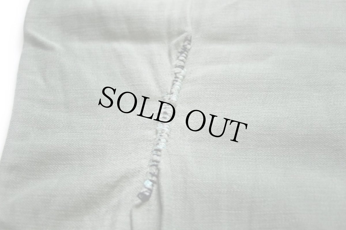 画像8: 60s 米軍 U.S.ARMY コットンサテン ユーティリティ ベイカーパンツ オリーブグリーン カスタム ボロ W33 (8)