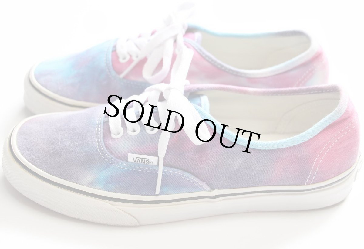 画像2: VANSバンズ AUTHENTICオーセンティック タイダイ染め 8/26cm★スニーカー (2)